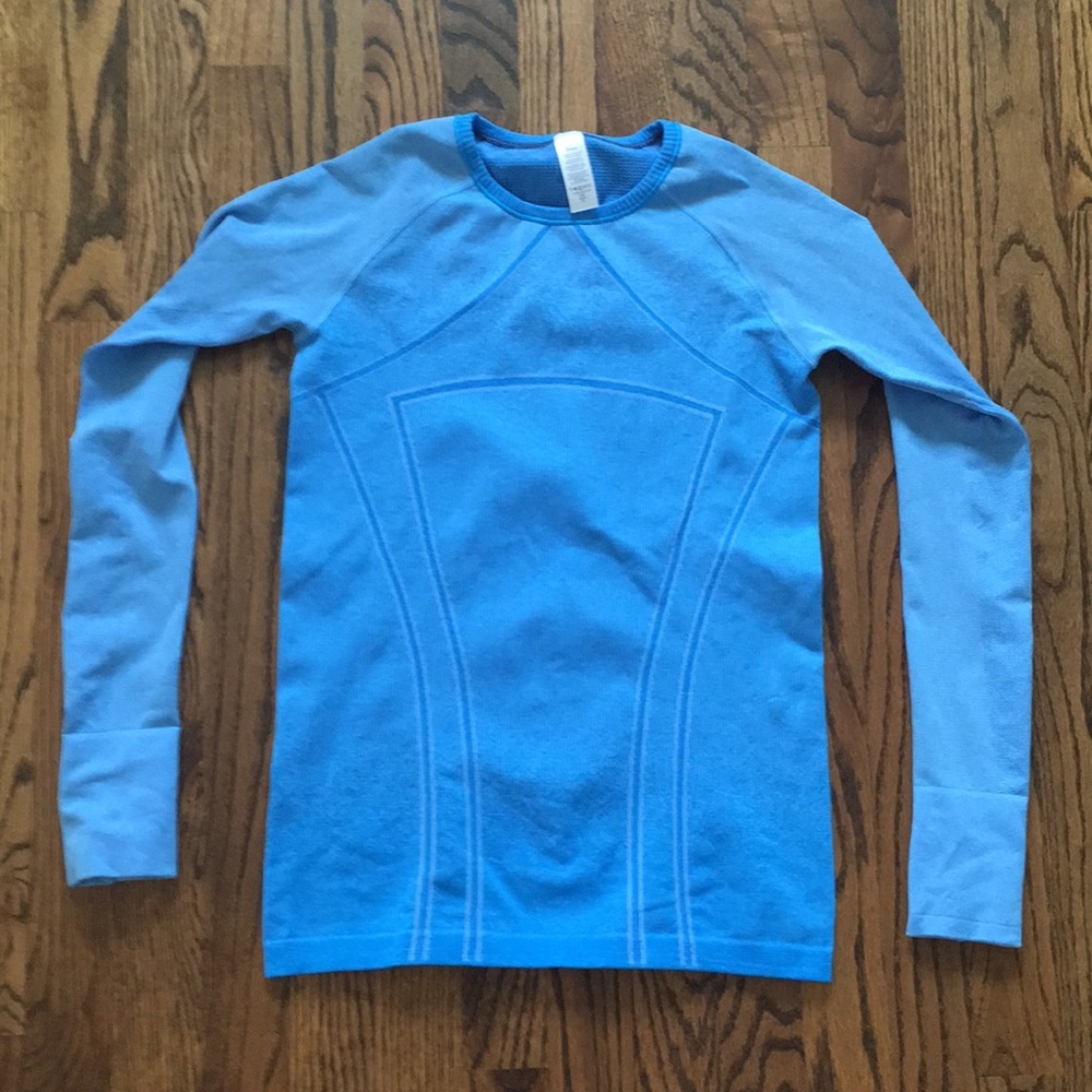 NWOT blue Ivivva long sleeve top, sz 14